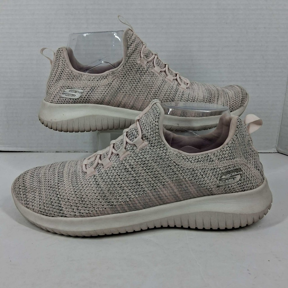 Skechers Ultra Flex Bright Horizon Pink Mesh Walking Shoes 12840 Womens 10